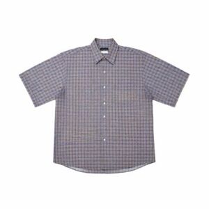 Authentic vintage Burberrys Men's Plaid Shirt in Blue and Yellow medium with COA